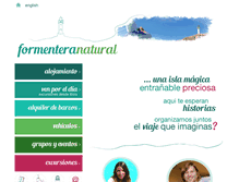 Tablet Screenshot of formenteranatural.com